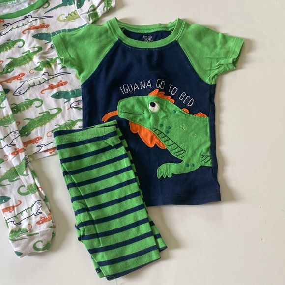 Carters 2T Iguana Pajama Set - Picture 2 of 5